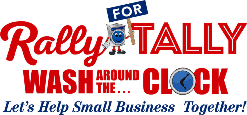 Rally for Tally - Wash Around the Clock - Let's Help Small Business Together!